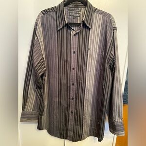 G-Unit men’s long sleeve button down shirt, embroidery on back